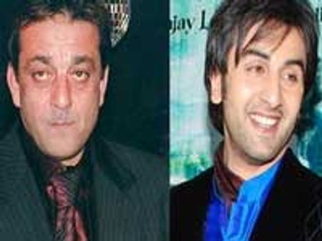 Ranbir and Sanajy Dutt in 'The Game'