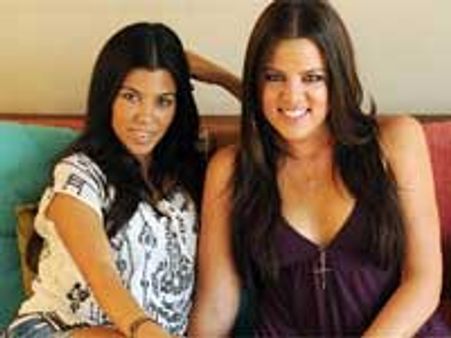 Kourtney, Khloe Kardashian pose nude for Dash