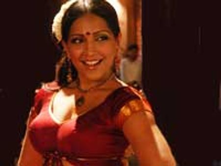 Meghna Naidu with an item number for Puli Vesham