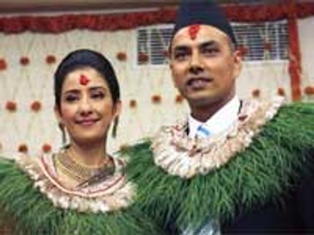 Manisha plays politics after marriage