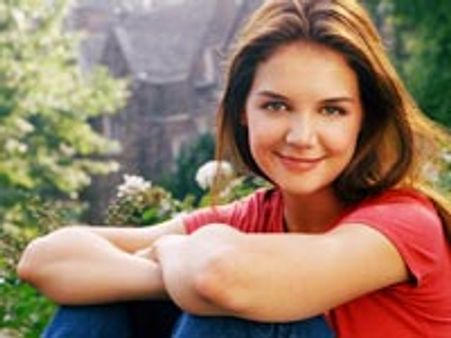 Katie Holmes playing Jackie Kennedy