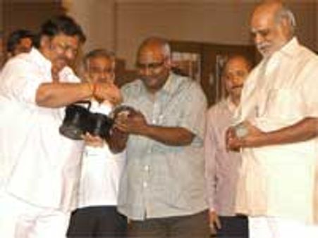 Maryada Ramanna music launched in style