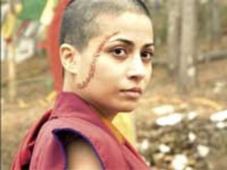 Buddhist monk Antara Mali goes bald