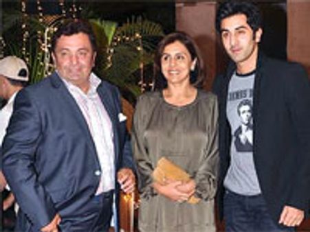 Rishi, Neetu and Ranbir to act together