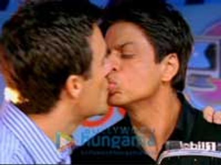 SRK kissing John Barrowman?