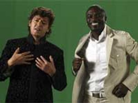 Aadesh Shrivastav recorded a song with Akon