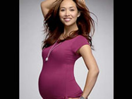Myleene Klass denies early birth rumours