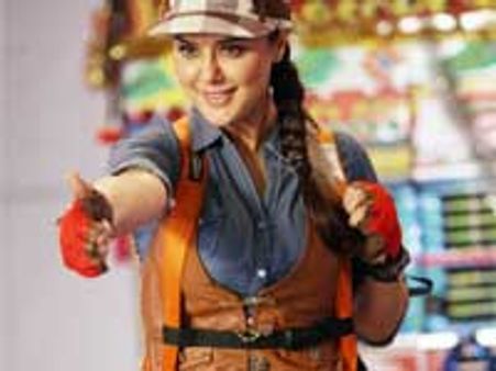Preity Zinta turns sporty for Guinness World Records