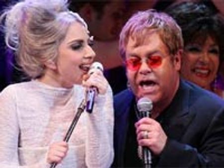 Lady Gaga turning Godmother of Sir Elton John's son