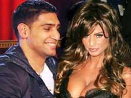 Amir Khan denies flirting with Katie Price at pre-Oscars party