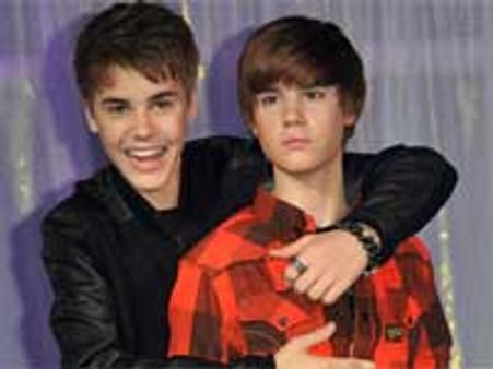 Justin Bieber unveils his waxwork at Madame Tussauds