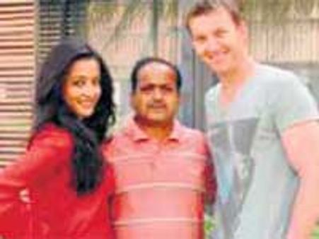 Raima Sen's coffee date with Brett Lee
