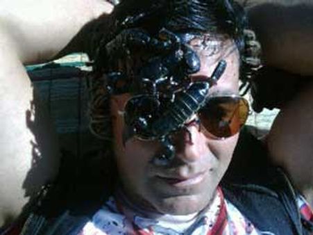 Akshay Kumar stung by a scorpion on KKK 4