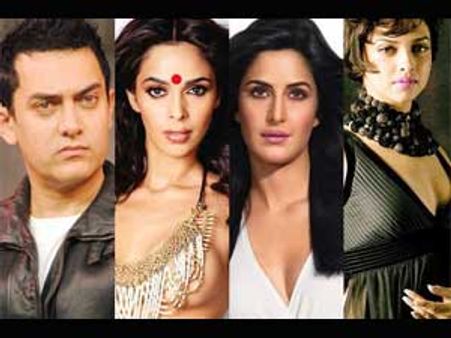 Aamir can't choose between Mallika, Katrina, Deepika