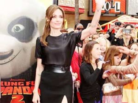 Angelina Jolie at Kung Fu Panda 2 premiere in Los Angeles