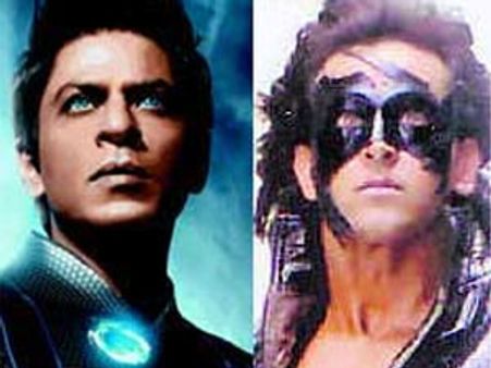 Shahrukh's Ra.One inspired by Hrithik's Krrish