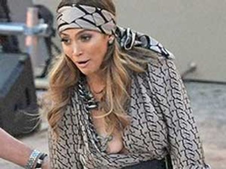 Jennifer Lopez's wardrobe malfunction on live TV show
