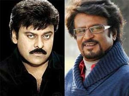 Megastar Chiranjeevi meets superstar Rajinikanth
