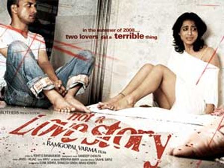 RGV's Not A Love Story trailer attached to Delhi Belly