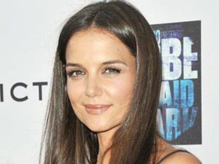 Katie Holmes shows sexy back DBATD Premiere