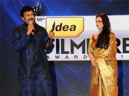 Chiranjeevi honoured with Lifetime Achievement Award