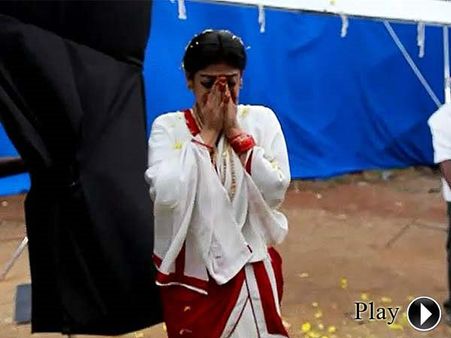 Nayantara crying on the sets: Watch the video