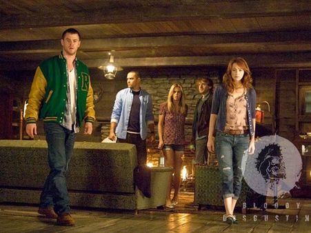 Chris Hemsworth's first look in Cabin in the Woods