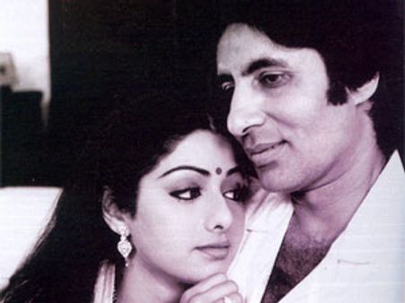 Amitabh Bachchan sharing screen with Sridevi after 18 yrs