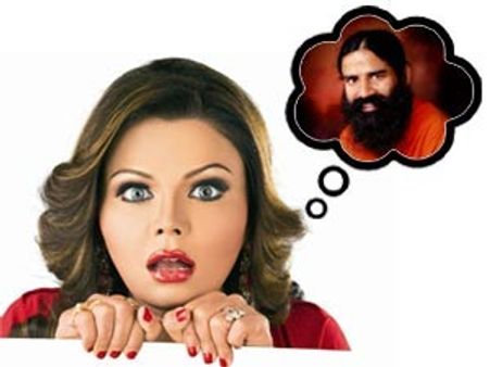 Rakhi Sawant's love shifts from Gandhi to Ramdev