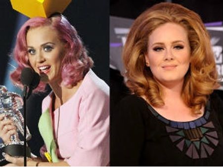 Katy Perry Adele top 2011 MTV VMAs winners list