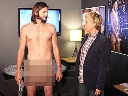 Ashton Kutcher bares all on Ellen DeGeneres show