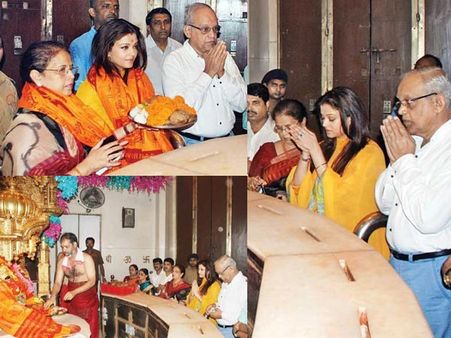 Pregnant Aishwarya Rai Bachchan seeks blessings at Siddhivinayak Temple