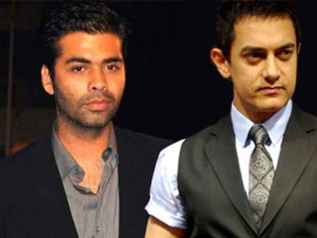 Aamir Khan bonds with Karan Johar at Imran Khan's cost