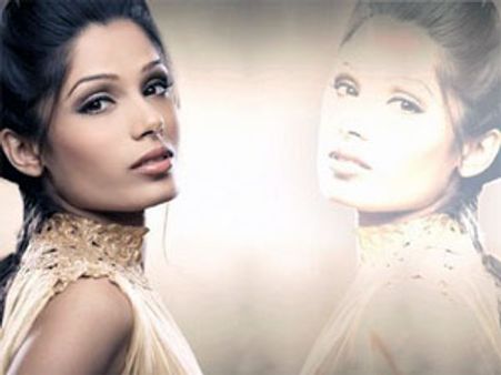 Freida Pinto's lightened skin for L'Oréal ad sparks controversy