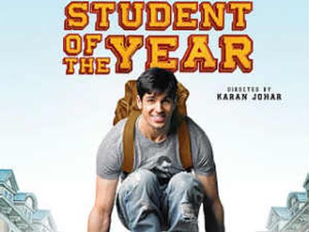 Karan Johar enjoying Student of the Year shoot