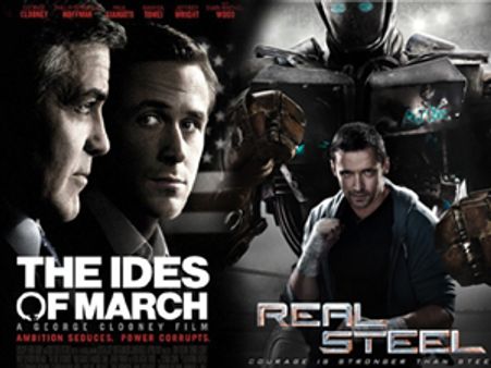 Real Steel outruns Ides of March at Box Office