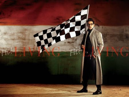 Zayed Khan's F1 formula style for Hi! Living Magazine