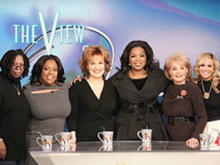 The View cast appearing on Oprah Winfrey Show