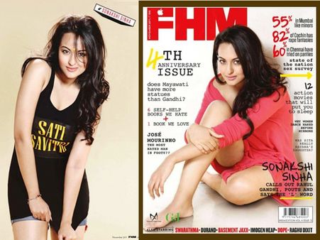 Sonakshi Sinha graces the cover of FHM magazine