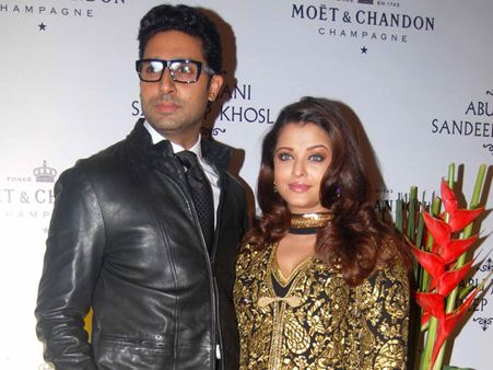Aishwarya-Abhishek at Abu Jani-Sandeep Khosla's party