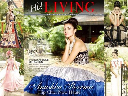 Anushka Sharma turns cover girl for Hi! LIVING magazine