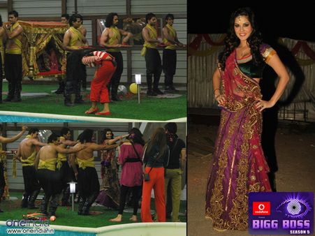 Sunny Leone dances her way inside Bigg Boss house