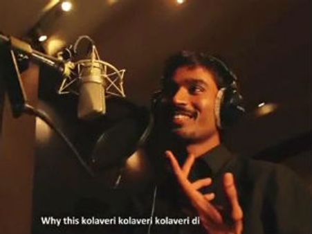 Dhanush's Kolaveri Di - A rage among youth across India