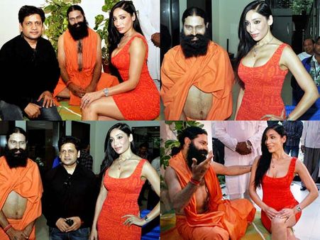 Baba Ramdev look-alike at Bhai Ka Maal Hai mahurtha
