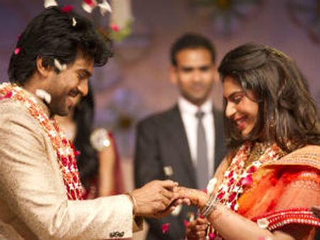 Ram Charan Teja-Upasana Kamineni exchange rings