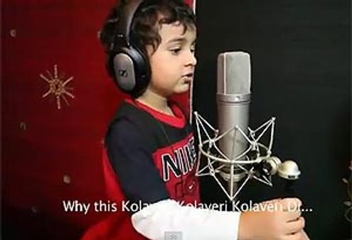 'Kolaveri Di' has a milk version by Sonu Nigam's son