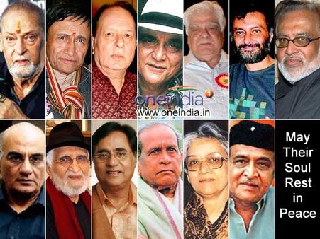 Thirteen celebrities' death dooms Bollywood in 2011
