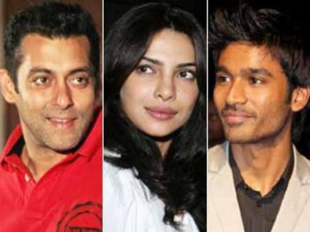 Salman, Priyanka, Dhanush rock Big Star Awards stage