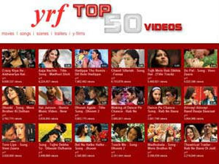Yash Raj Films' top 50 videos playlist on YouTube