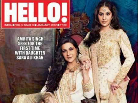 Saif Ali Khan's daughter Sara Ali Khan makes her debut on Hello! mag cover